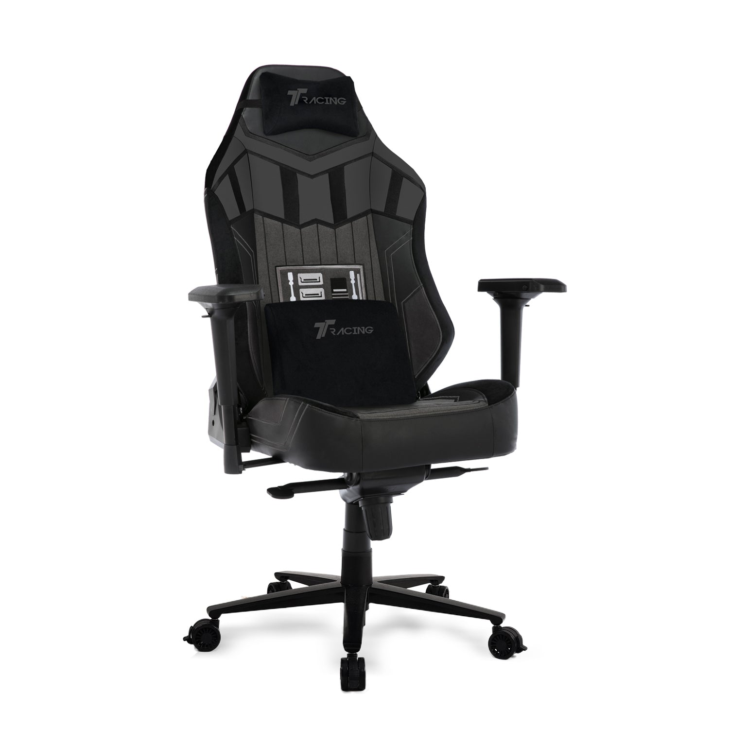 360° view of TTRacing Maxx Air Threads Fabric Gaming Chair - Darth Vader Edition - angle 2