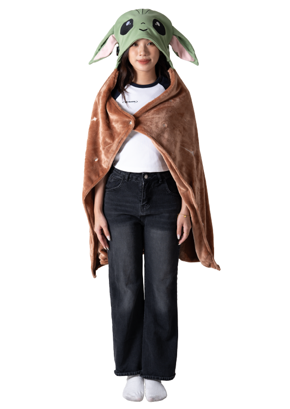 360ยฐ view of TTRacing Plush Blanket - Grogu Edition - angle 1