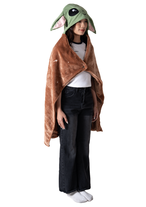 360ยฐ view of TTRacing Plush Blanket - Grogu Edition - angle 2