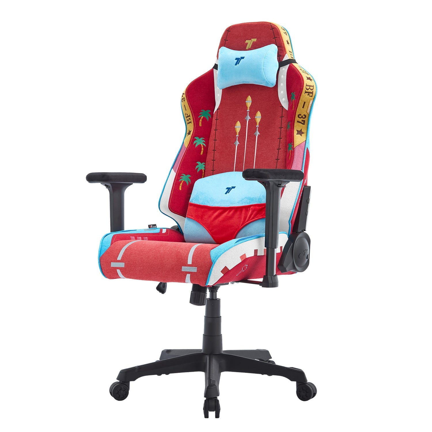 360ยฐ view of TTRacing Swift X Pro Air Threads Fabric Gaming Chair - Franky Edition - angle 8