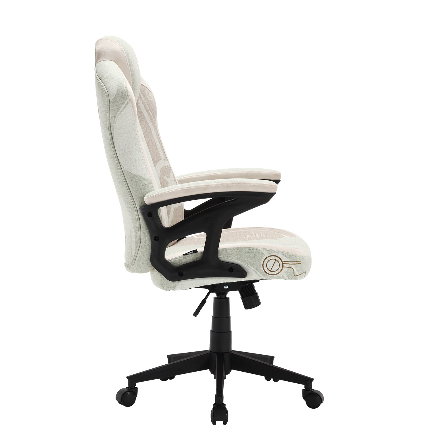 360ยฐ view of TTRacing Duo V4 Air Threads Fabric Gaming Chair - Grogu Edition - angle 4
