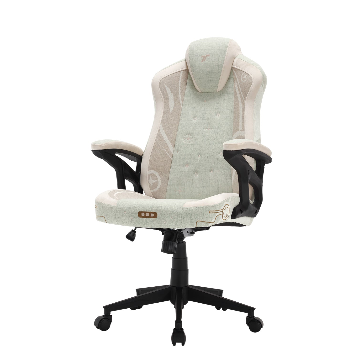 360ยฐ view of TTRacing Duo V4 Air Threads Fabric Gaming Chair - Grogu Edition - angle 9