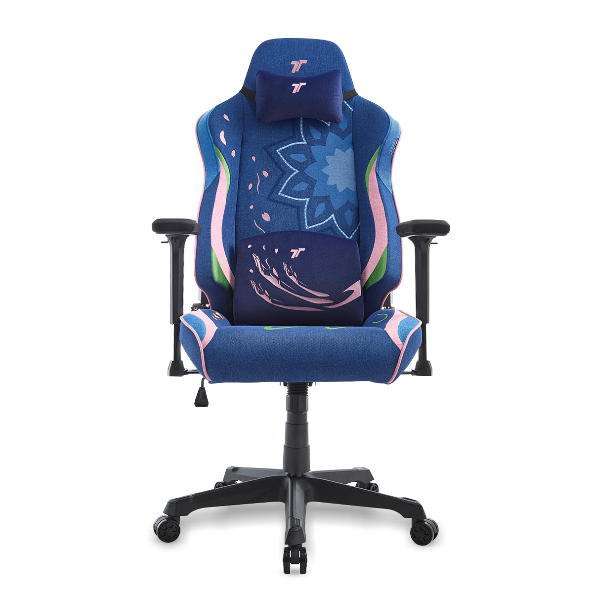 360ยฐ view of TTRacing Swift X Pro Air Threads Fabric Gaming Chair - Robin Edition - angle 1