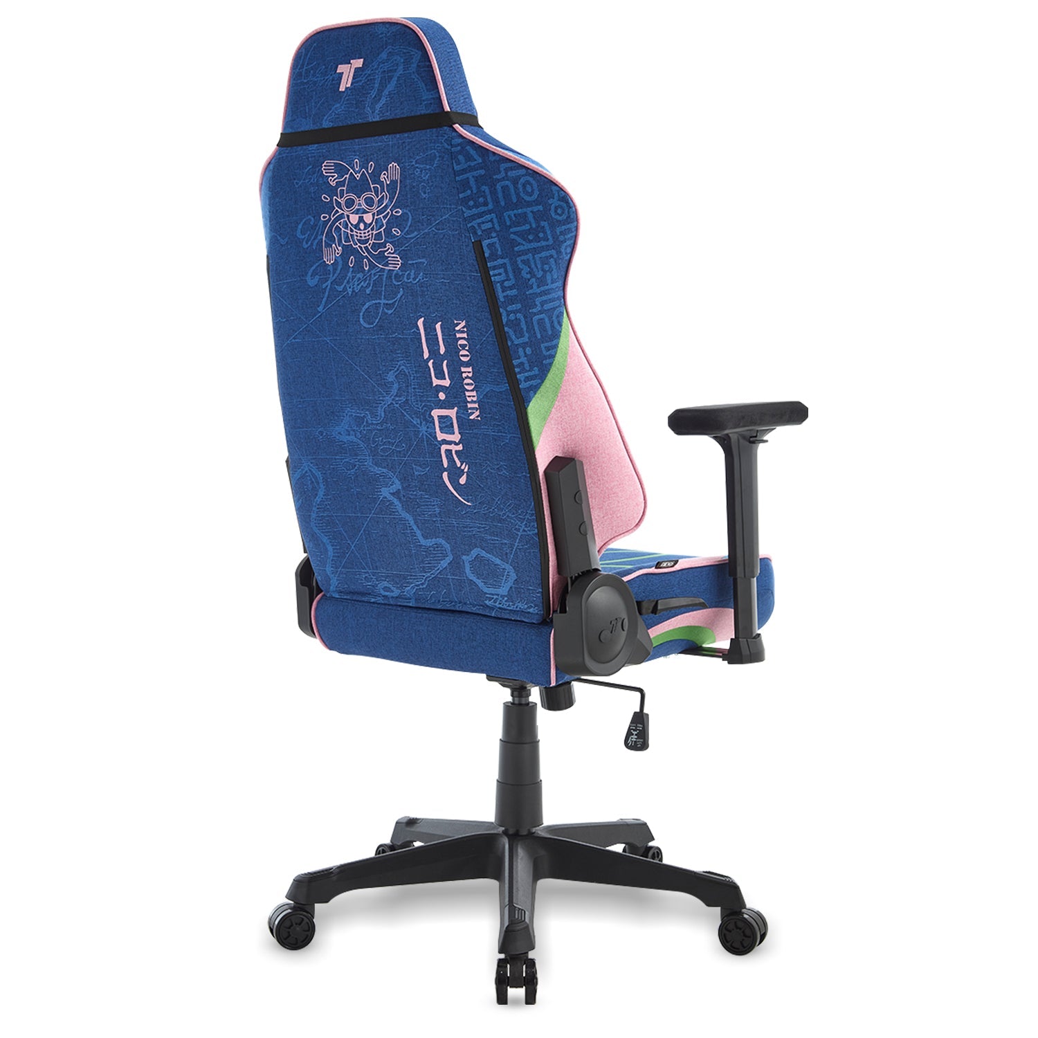 360ยฐ view of TTRacing Swift X Pro Air Threads Fabric Gaming Chair - Robin Edition - angle 4