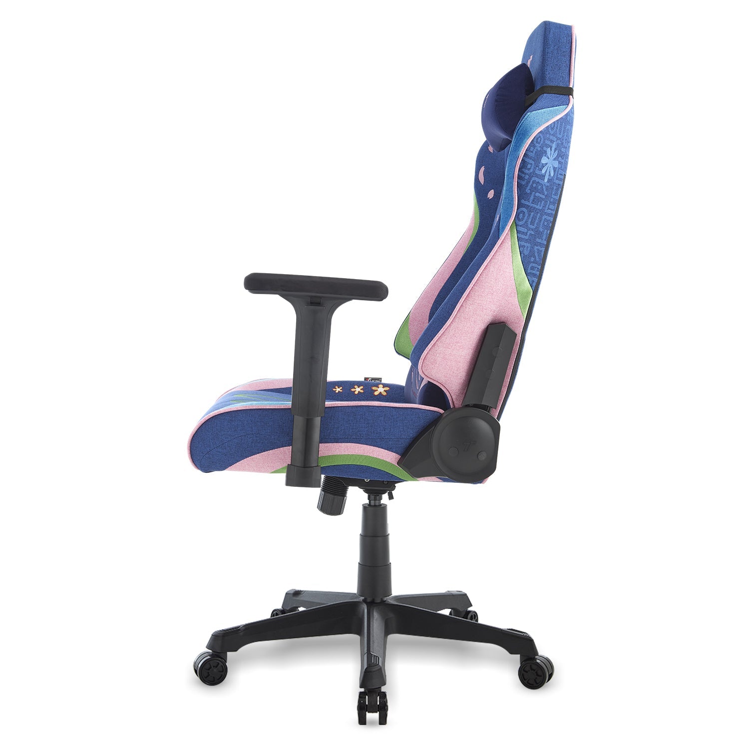 360ยฐ view of TTRacing Swift X Pro Air Threads Fabric Gaming Chair - Robin Edition - angle 7