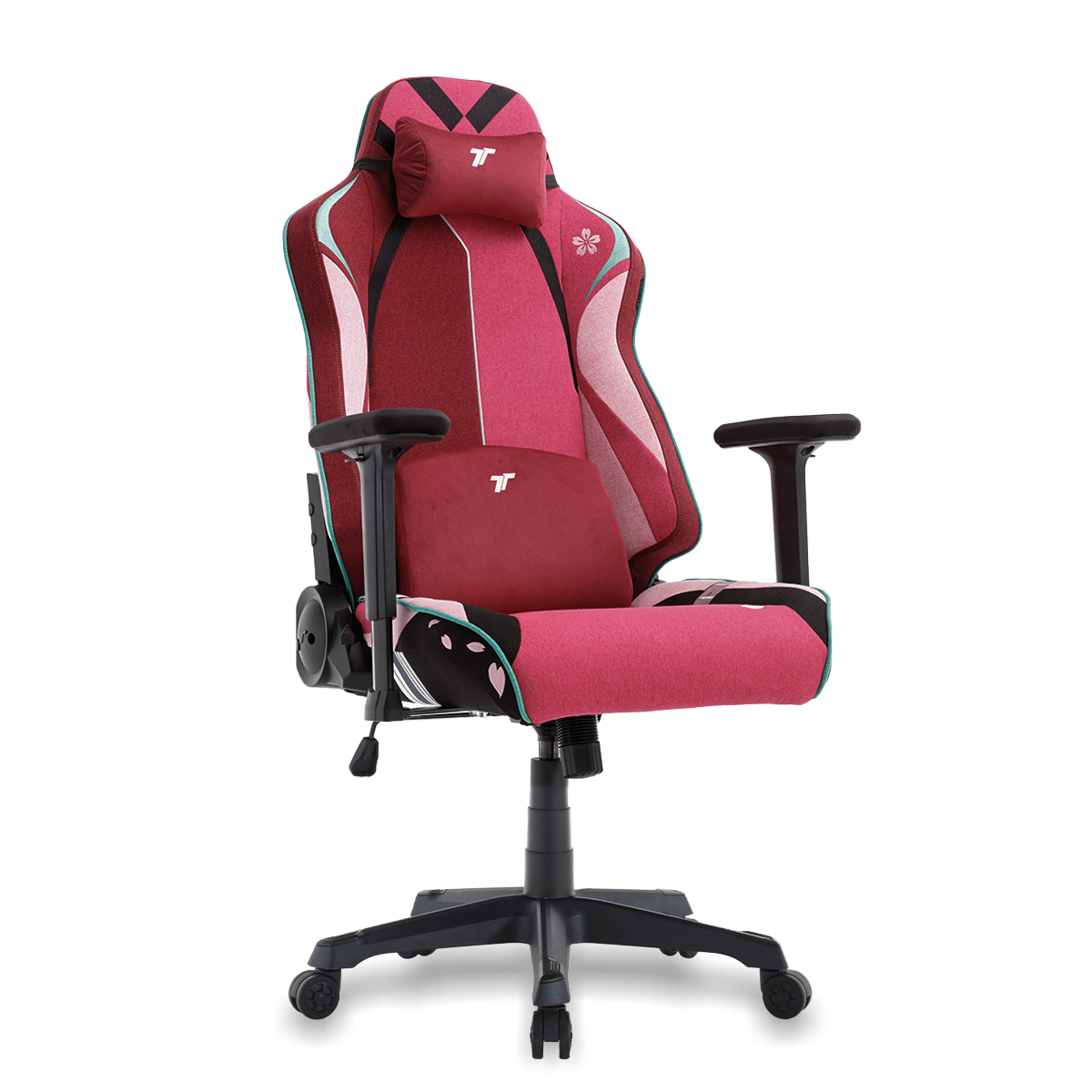 360° view of TTRacing Swift X Pro Air Threads Fabric Gaming Chair - Sakura Edition - angle 2