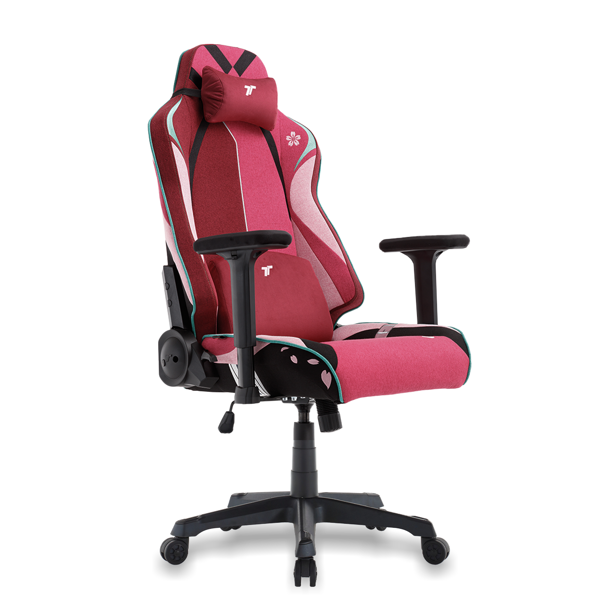 360° view of TTRacing Swift X Pro Air Threads Fabric Gaming Chair - Sakura Edition - angle 3