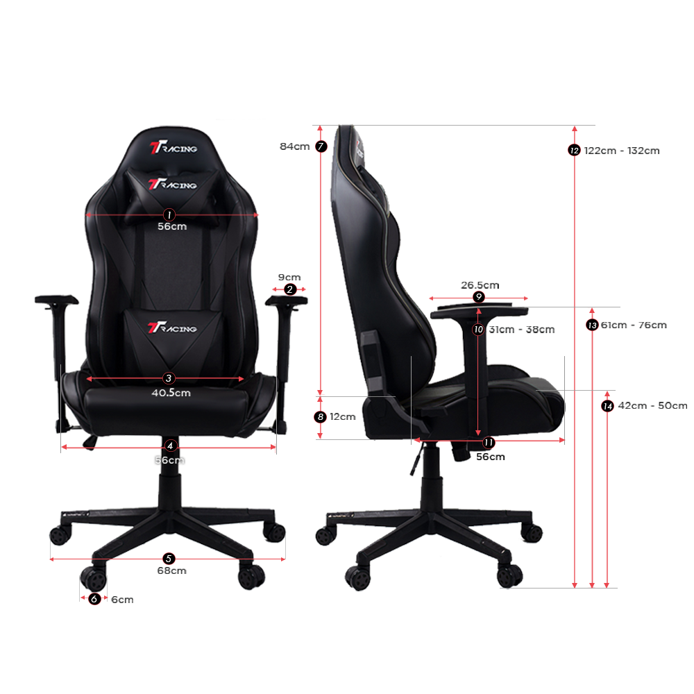 TTRacing Swift X 2020 Gaming Chair - Black Panther Edition