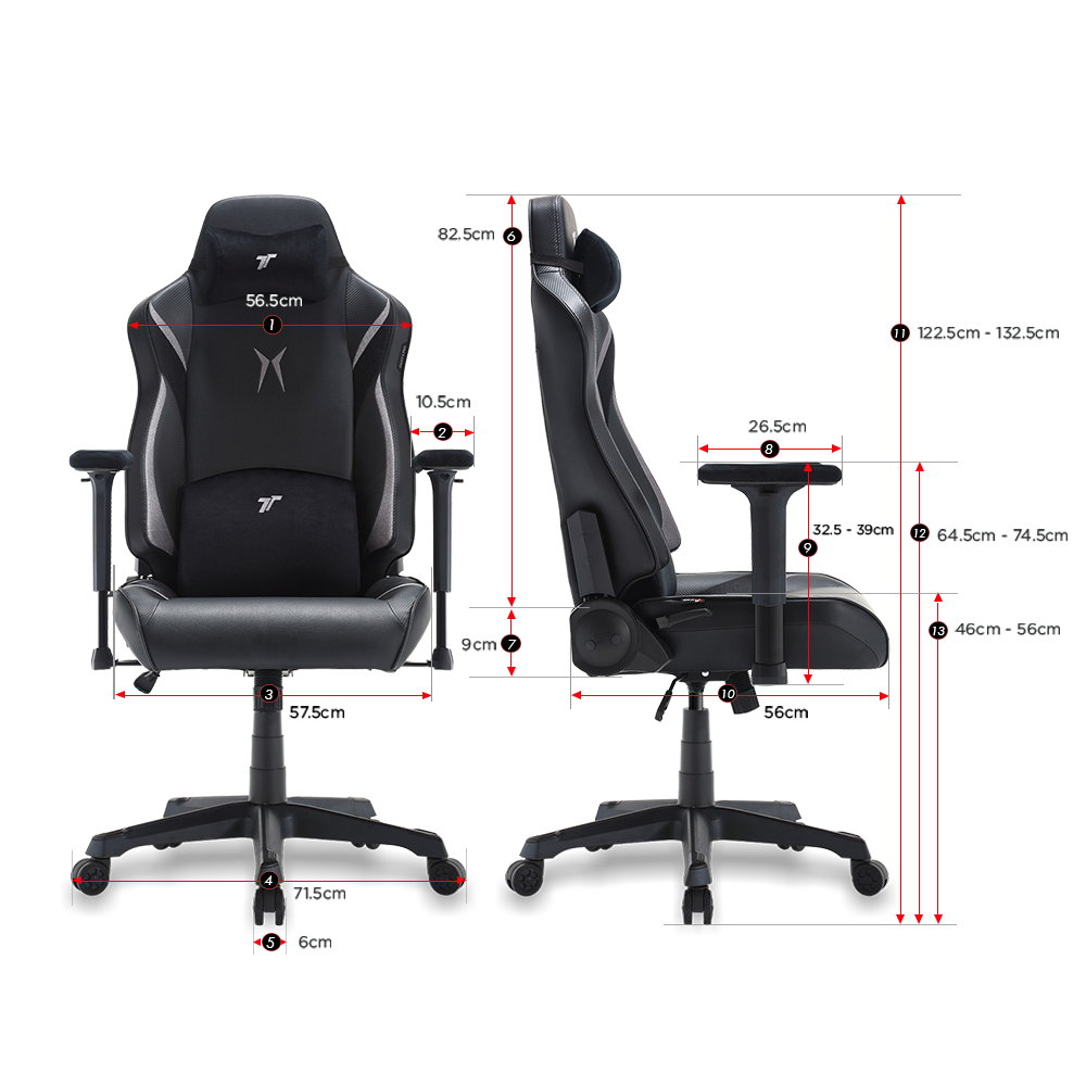 TTRacing Swift X Pro Air Threads Fabric Gaming Chair - Sasuke Edition