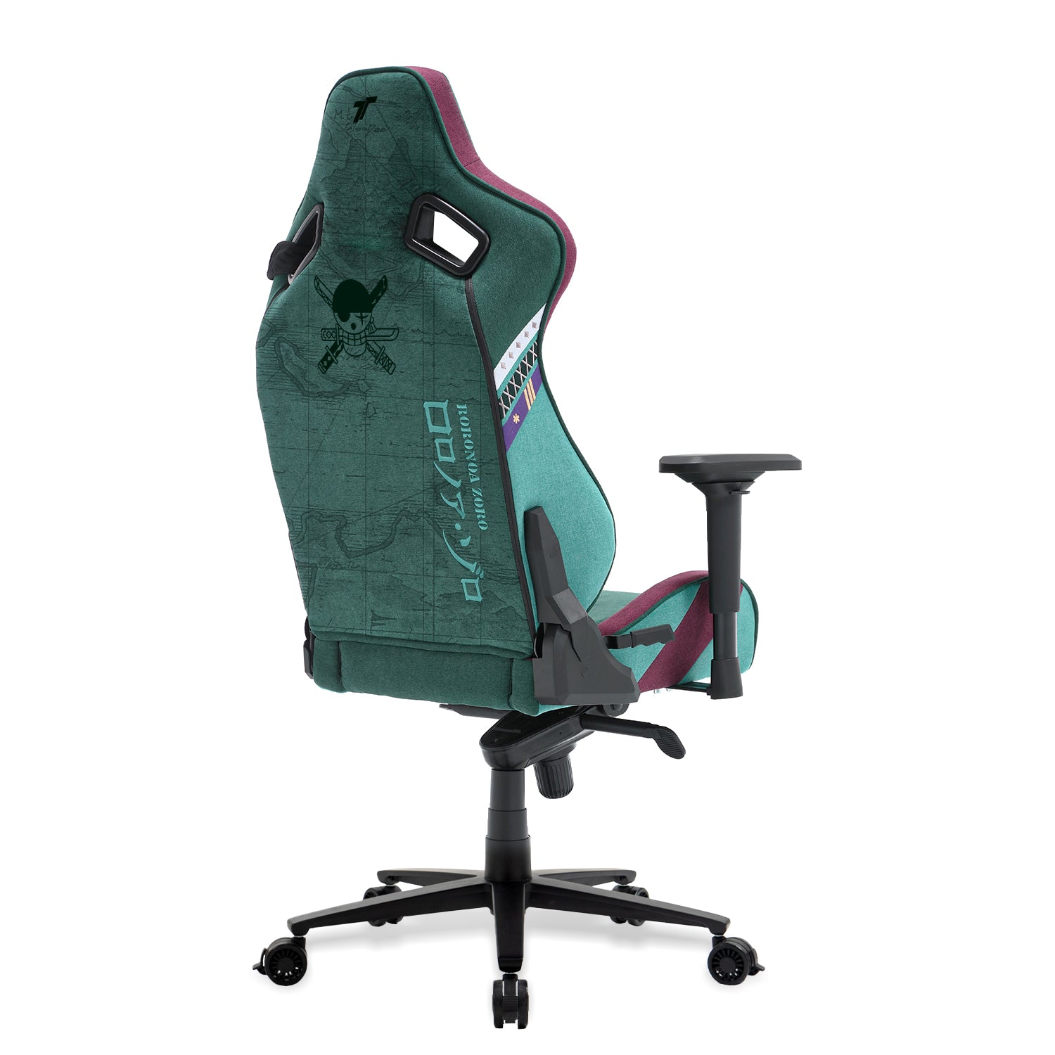 360ยฐ view of TTRacing Surge X Air Threads Fabric Gaming Chair - Zoro Edition - angle 4