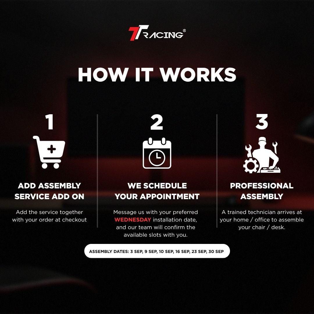 TTRacing Desk Onsite Assembly Service Add On