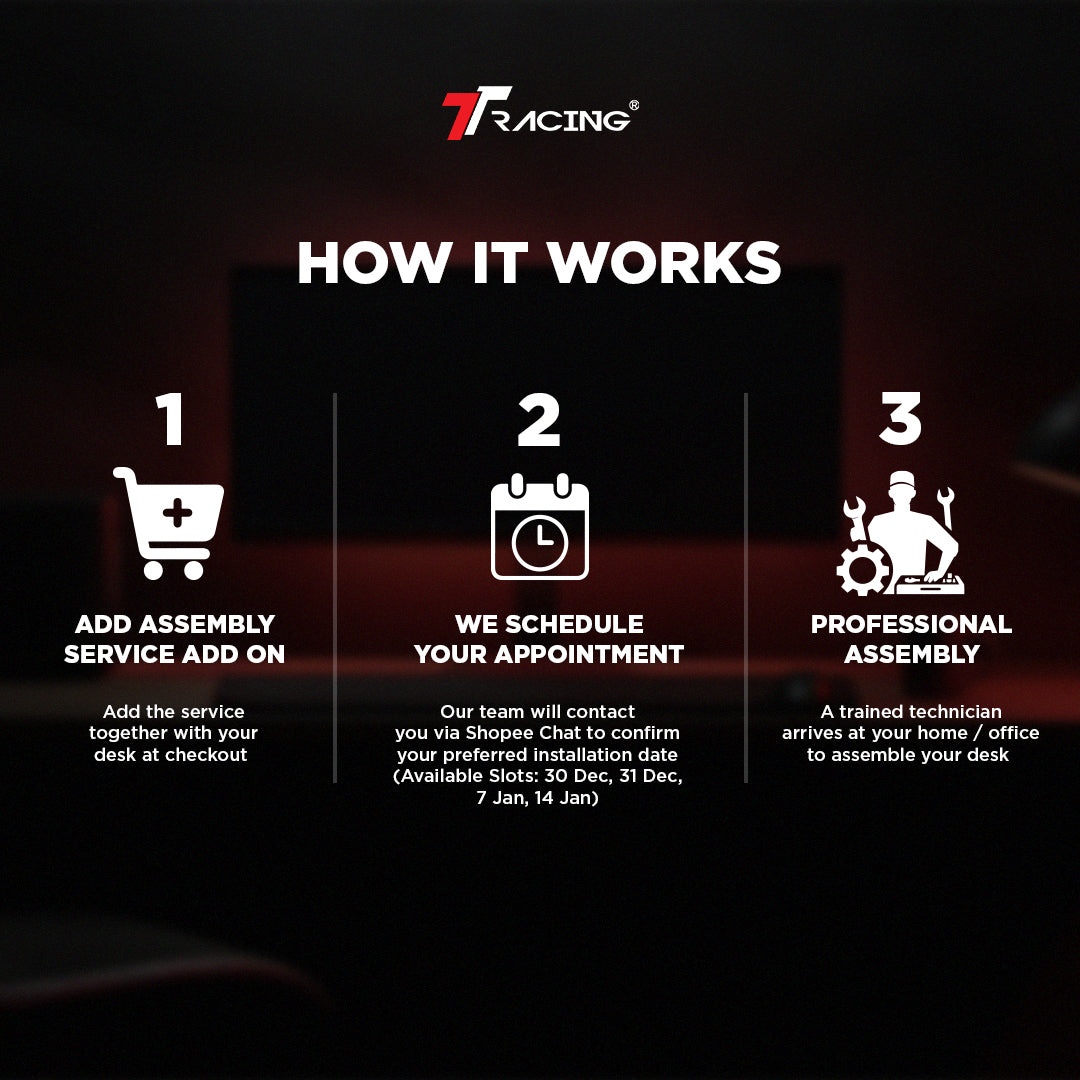 TTRacing Chair Onsite Assembly Service Add On