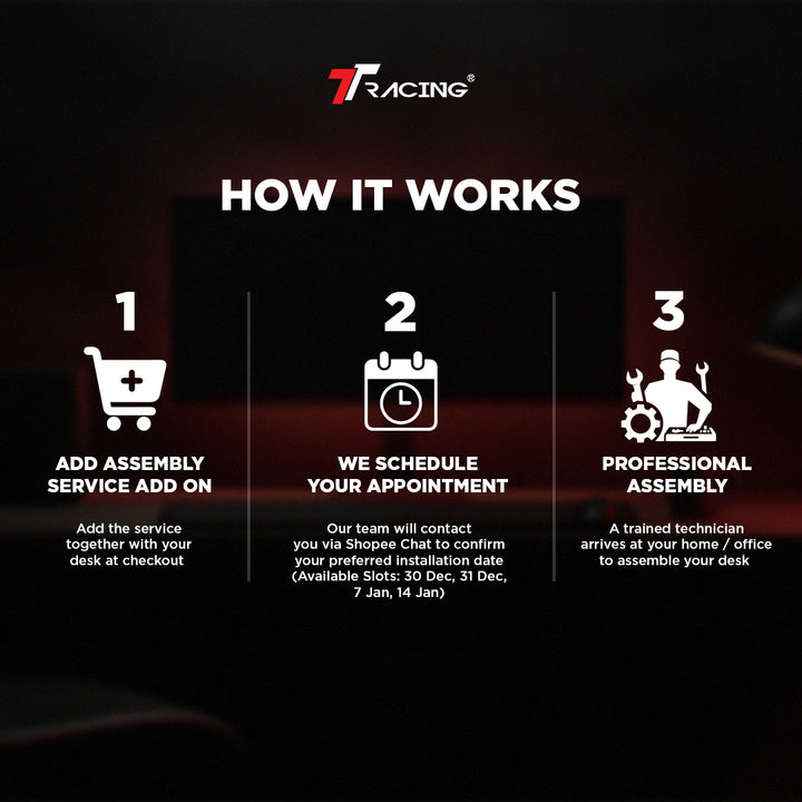 TTRacing Chair Onsite Assembly Service Add On