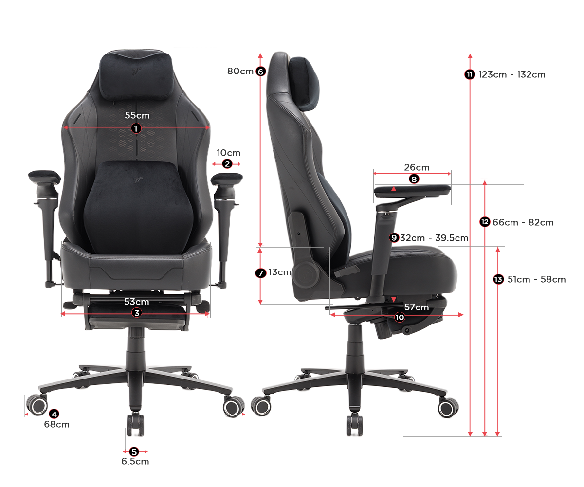 TTRacing Maxx Pro Air Threads Fabric Gaming Chair