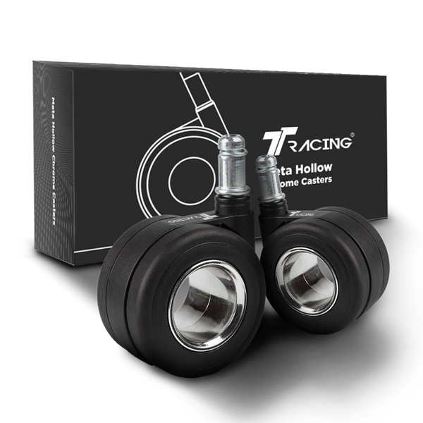 TTRacing Meta Hollow Chrome Casters - Set of 5