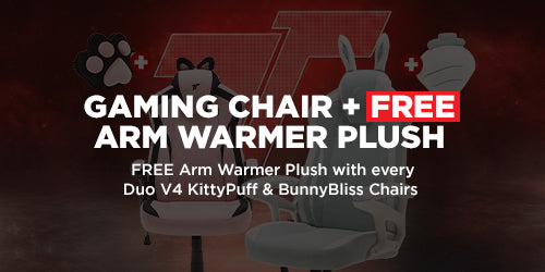 Gaming Chair + FREE Arm Warmer Plush
