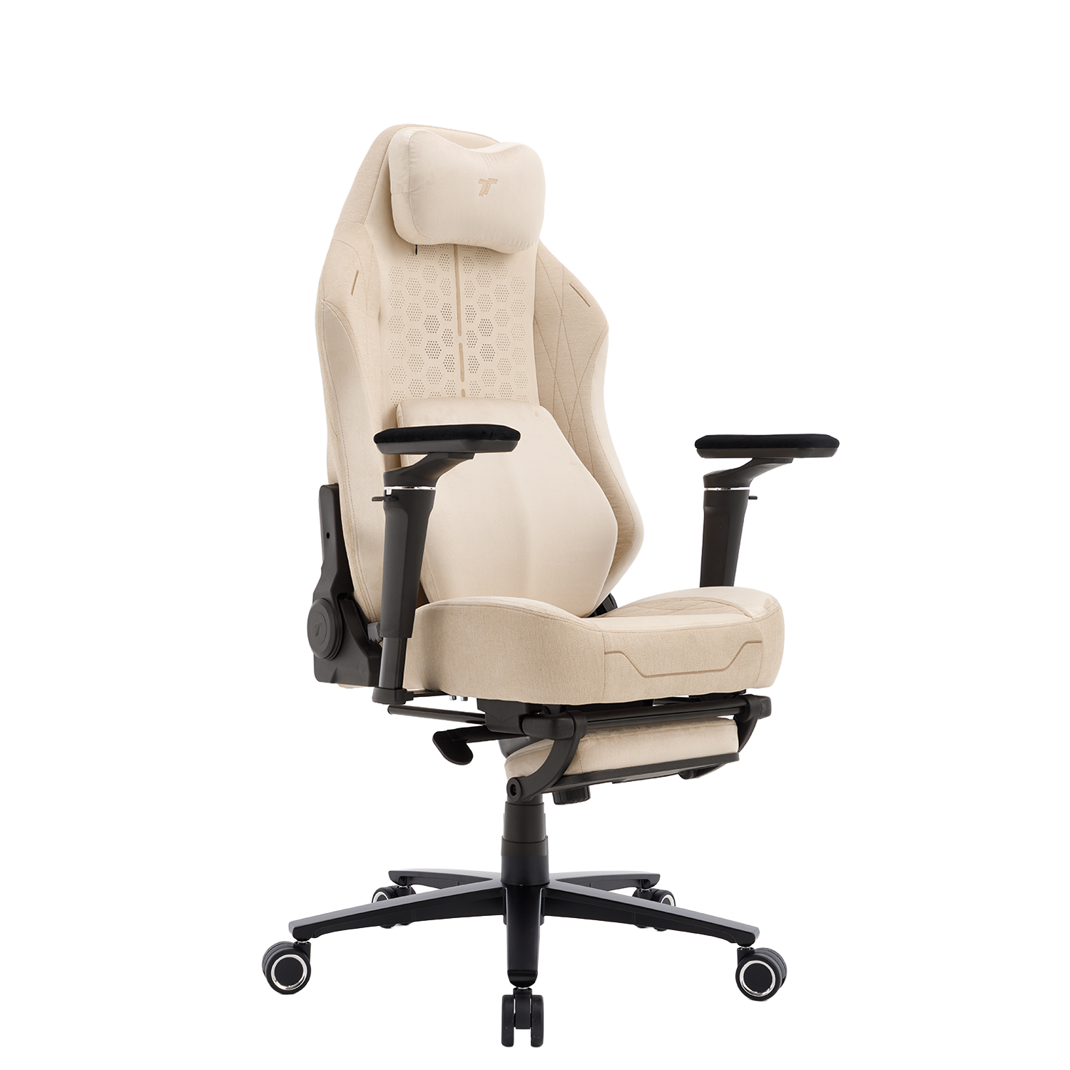 360° view of TTRacing Maxx Pro Air Threads Fabric Gaming Chair - angle 3