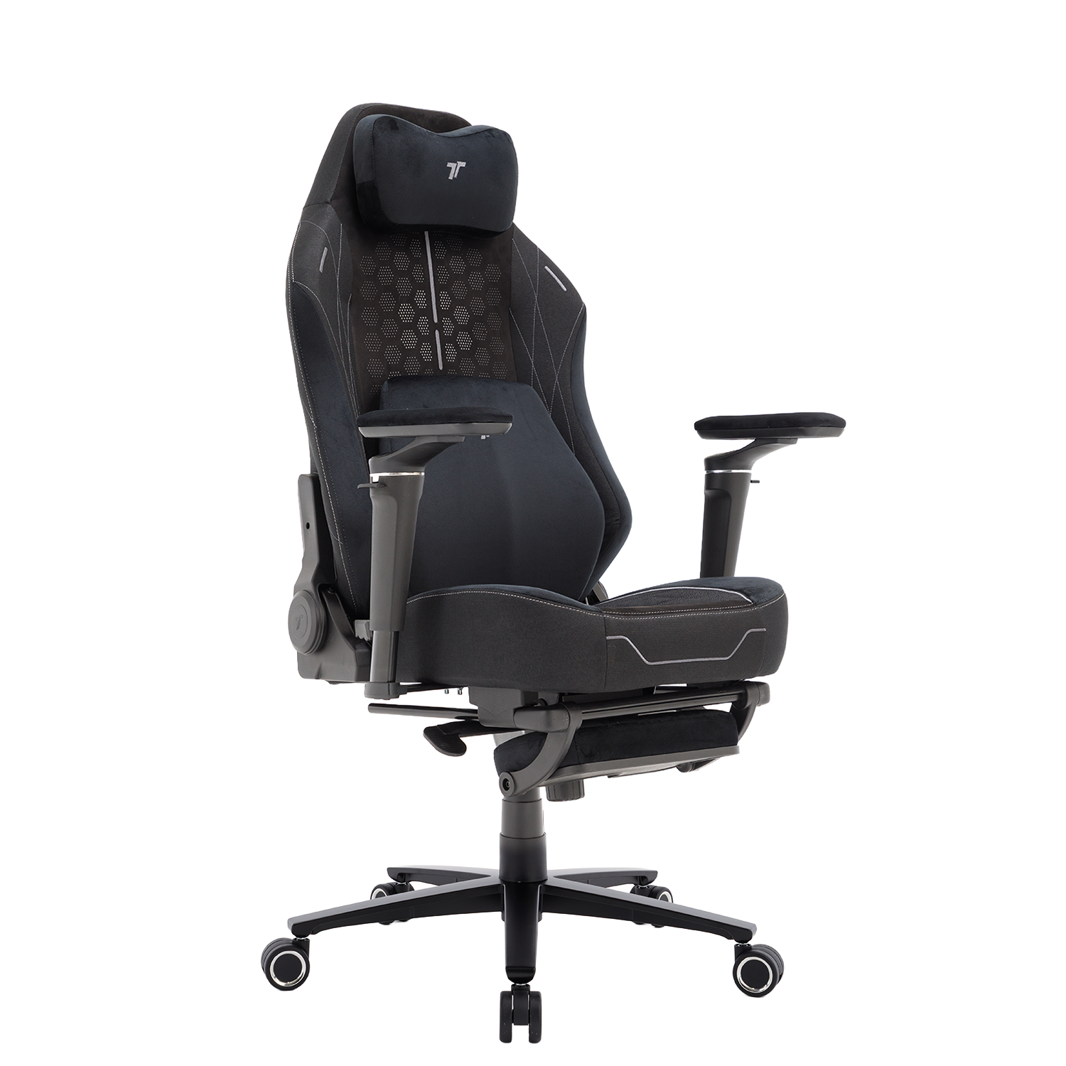 360° view of TTRacing Maxx Pro Air Threads Fabric Gaming Chair - angle 3