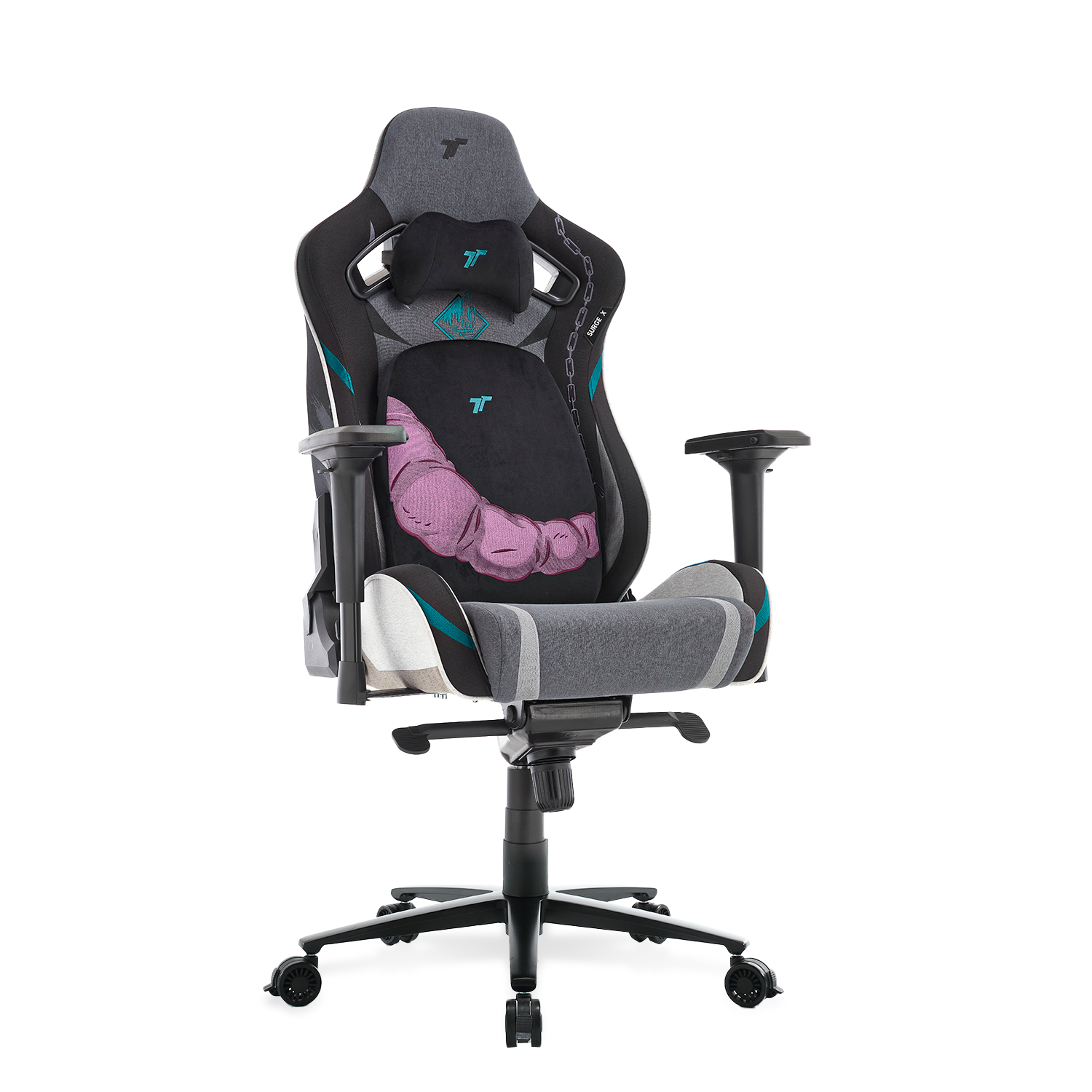 360° view of TTRacing Surge X Air Threads Fabric Gaming Chair - Toji Edition - angle 2