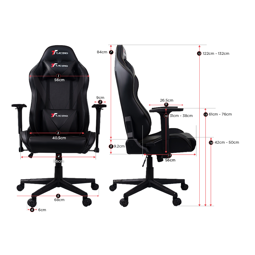 TTRacing Swift X 2020 Gaming Chair - Black Panther Edition