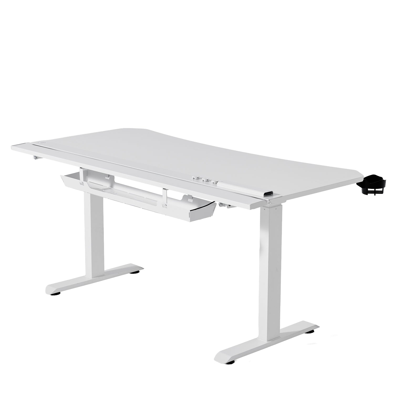 360° view of TTRacing TIVON Smart Standing Desk - Howlite - angle 4